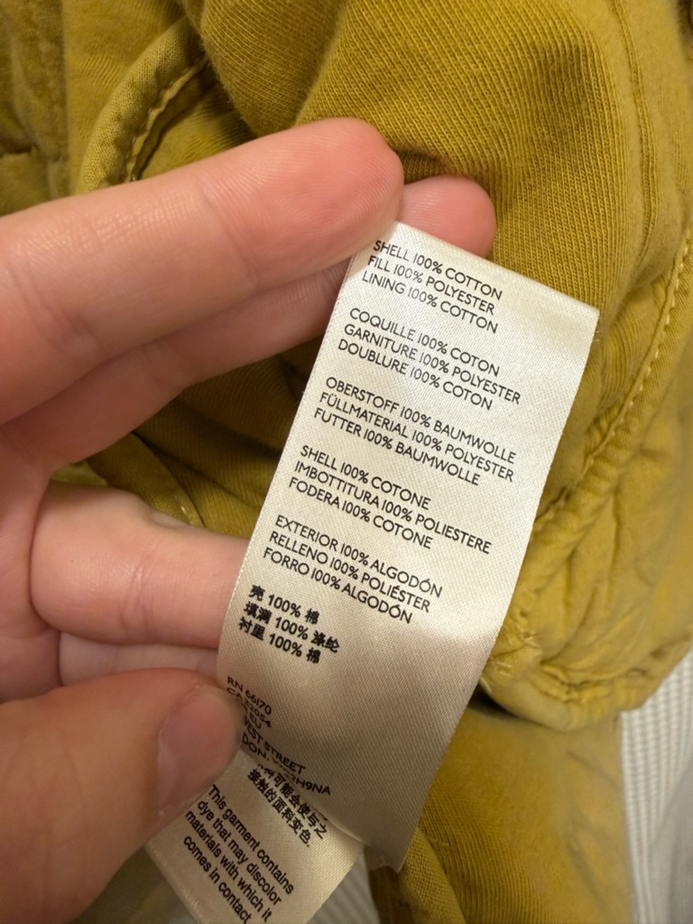 Free People Quilted Zip Jacket in Mustard - Picture 10 of 11